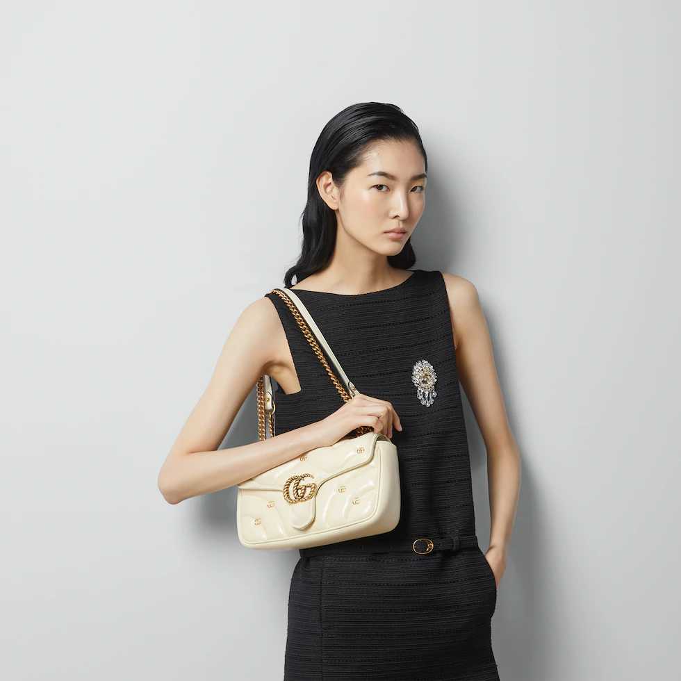 GG Sac à épaule GG Marmont petite taille