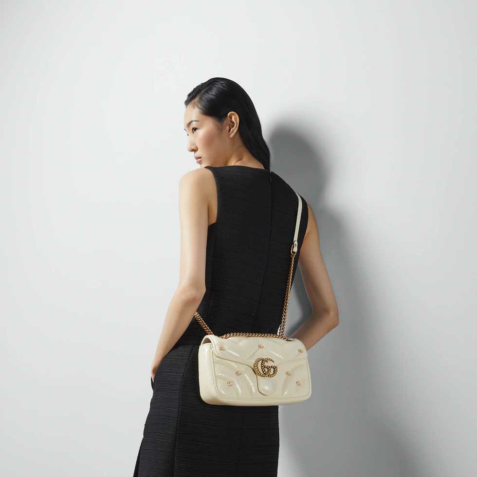 GG Sac à épaule GG Marmont petite taille