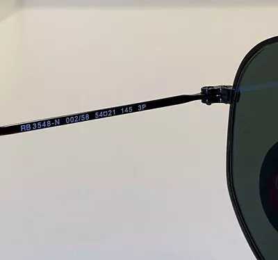 Solaires:Rayban-RB-3548 Full Black femme et homme