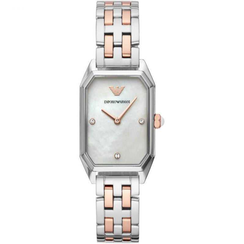 Emporio Armani AR11146 Two Tone Stainless Steel Ladies