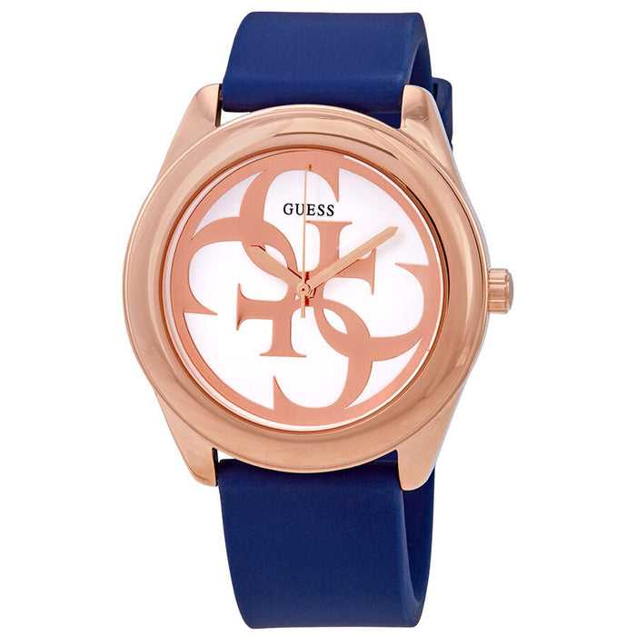 Gûess
g-twist silver dial blue silicone ladies watch w0911l6