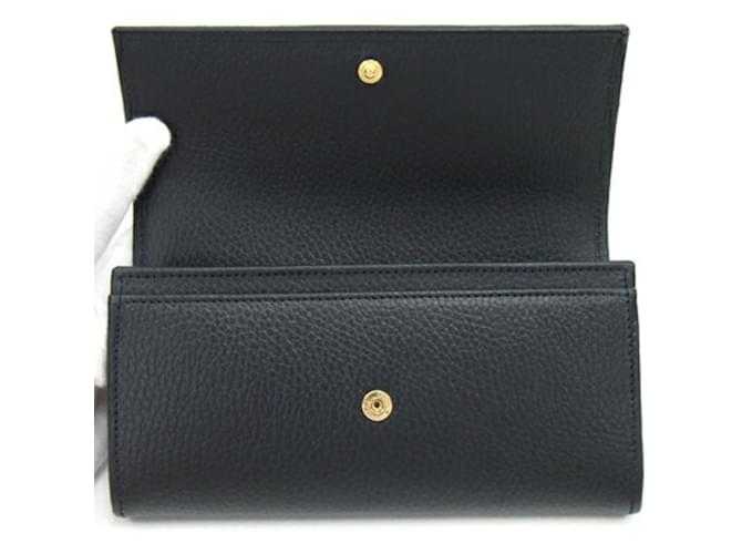 GG Portefeuille long pliant GG Noir