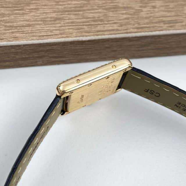 Cartier
tank francaise 18kt yellow gold diamond ladies watch