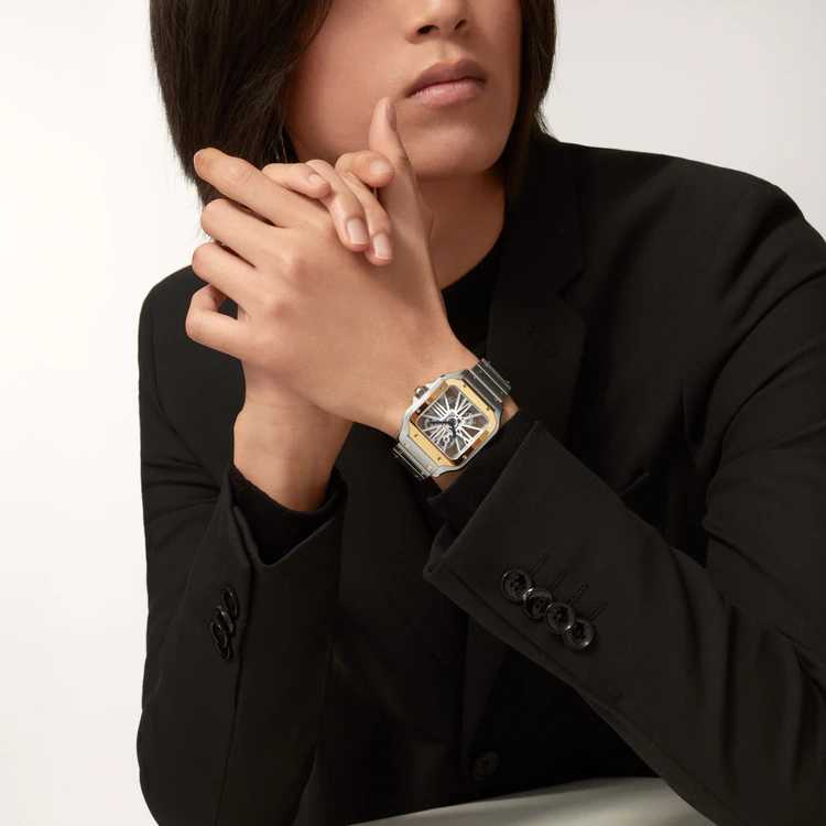 C@rtier Montre squelette Santos de