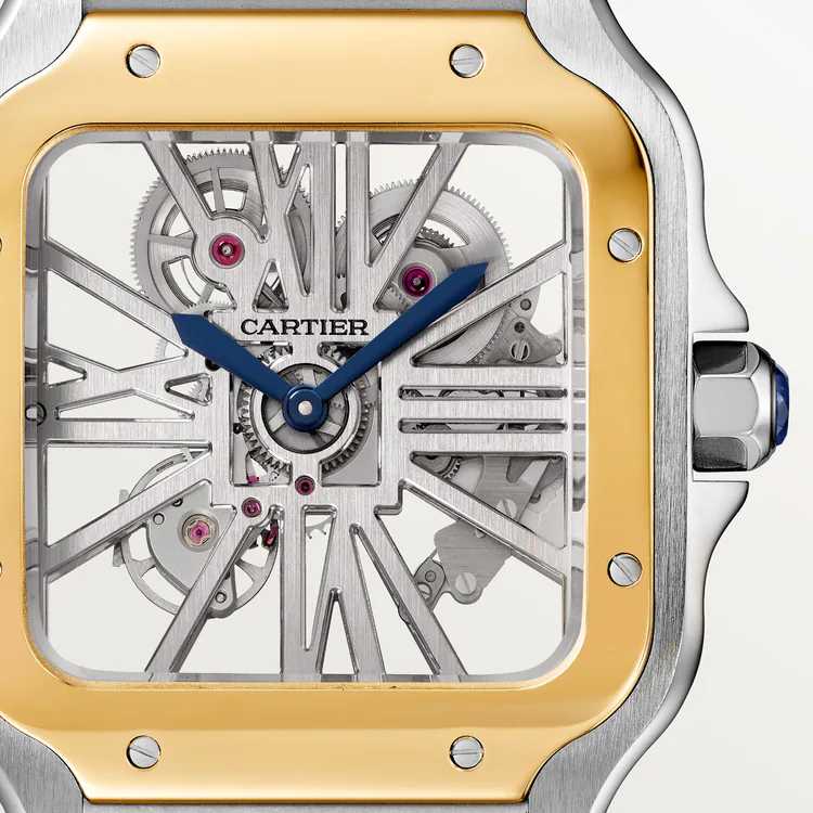 C@rtier Montre squelette Santos de