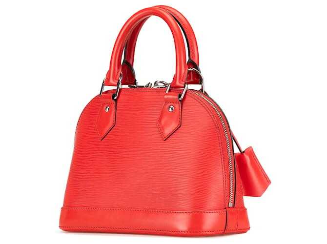 LV Sac à main Epi Alma BB rouge