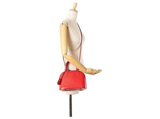 LV Sac à main Epi Alma BB rouge