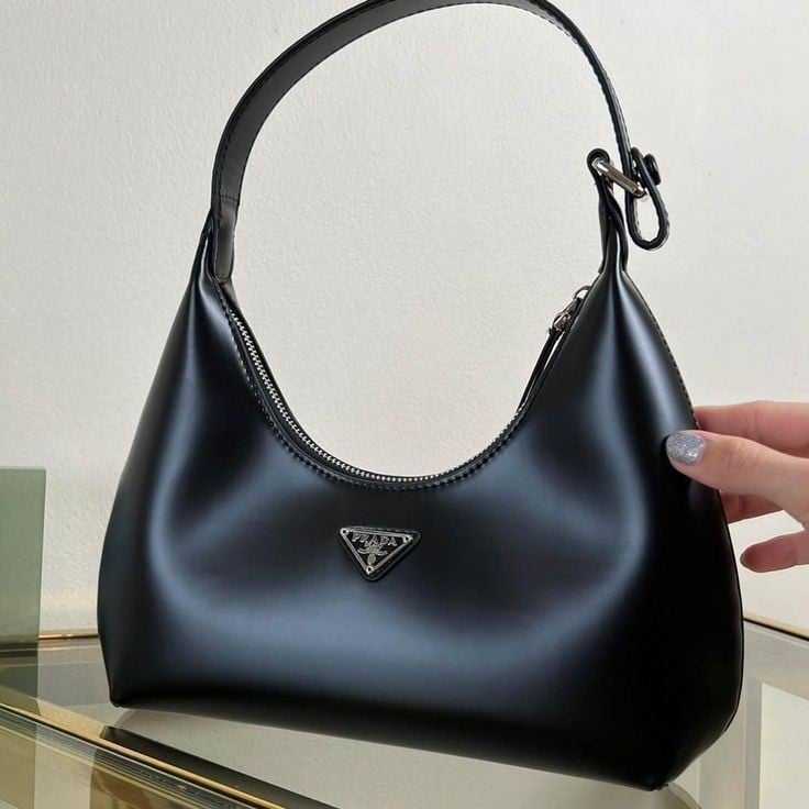 PR@DA
Leather shoulder bag - Black
