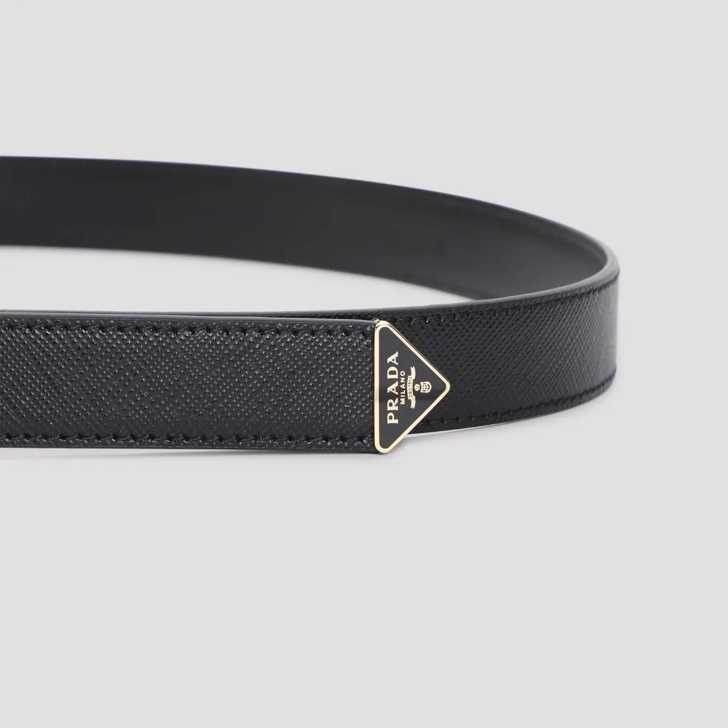 Pr@da
Calf Leather Belt Black