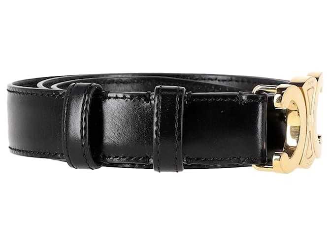 Cêlinë Ceinture Celine Triomphe Taurillon noir