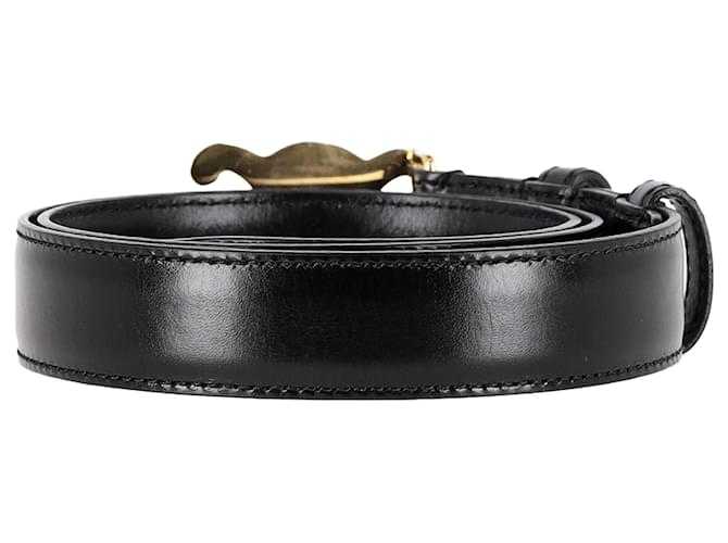 Cêlinë Ceinture Celine Triomphe Taurillon noir