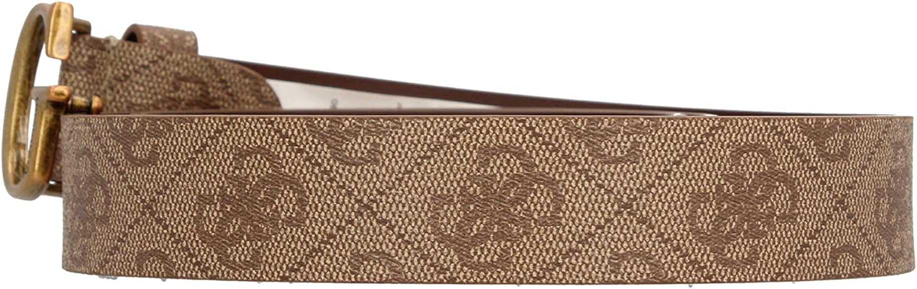 GÛESS BW7782VIN30 Women's Didi Rev & Adjust Latte 4G Belts (Lattee, Medium)