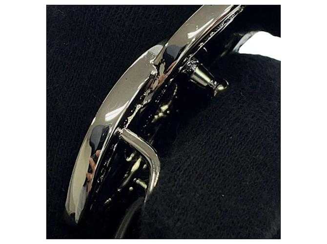 Ch@nel Black Leather Belt with Faux Pearl and Rhinestone En cuir