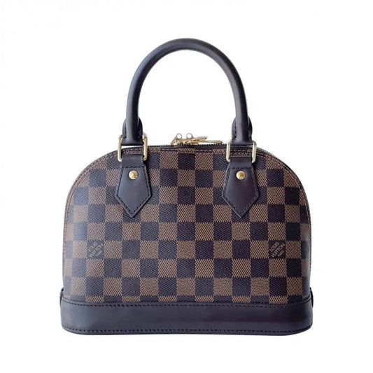 L&V SAC À MAIN ALMA BB En cuir DAMIER