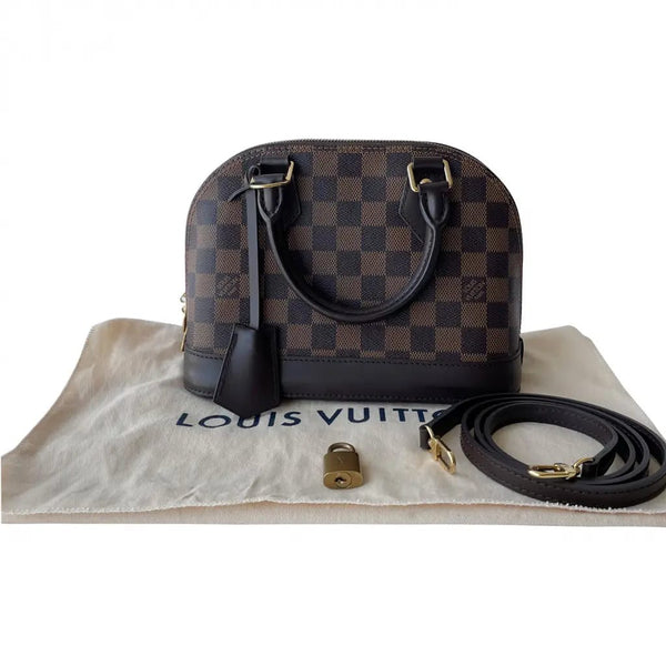 LV SAC À MAIN ALMA BB Damier en cuir