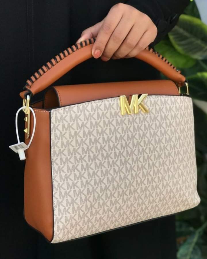 MK Sac à bandoulière, blanc (blanc), taille unique, vanille/gland