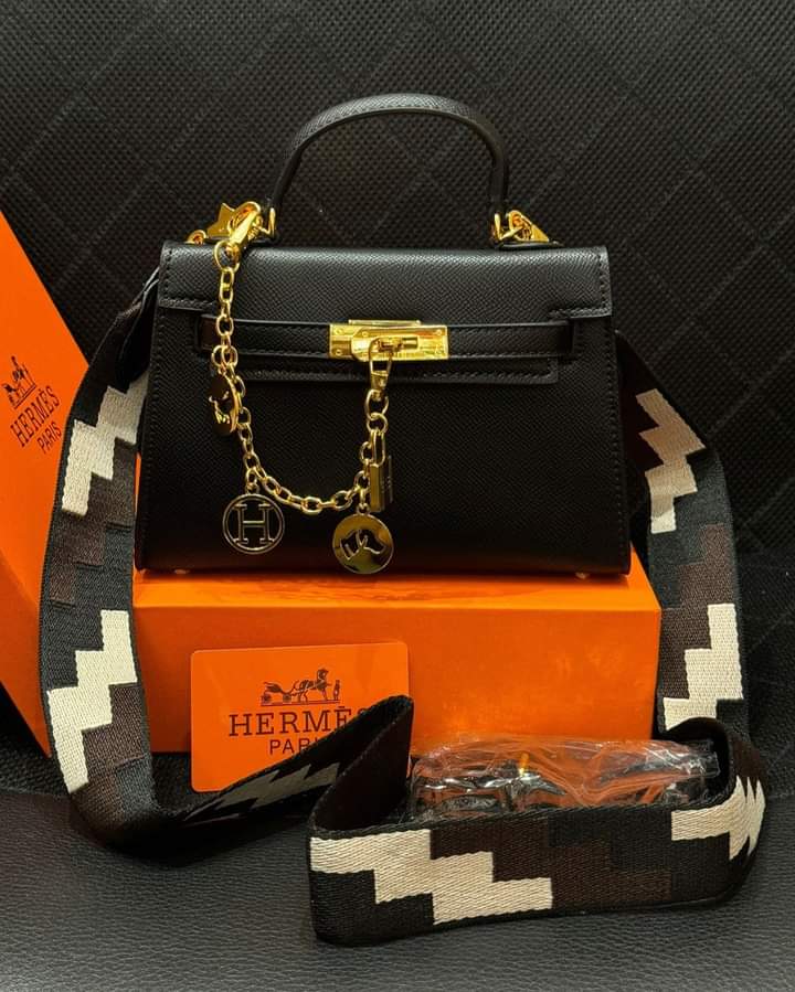 HRMS Kelly Bag Noir