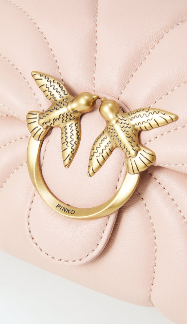 PÏNKÔ 
LOVE PUFF MINI QUILT - Sac bandoulière