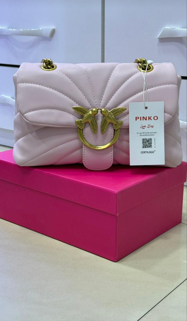 PÏNKÔ 
LOVE PUFF MINI QUILT - Sac bandoulière