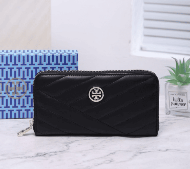 Portefeuille long à chevrons Kira de Torÿ Bûrch Dompet