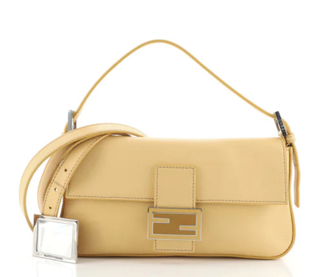 Fen&i Convertible Baguette Crossbody Leather Medium