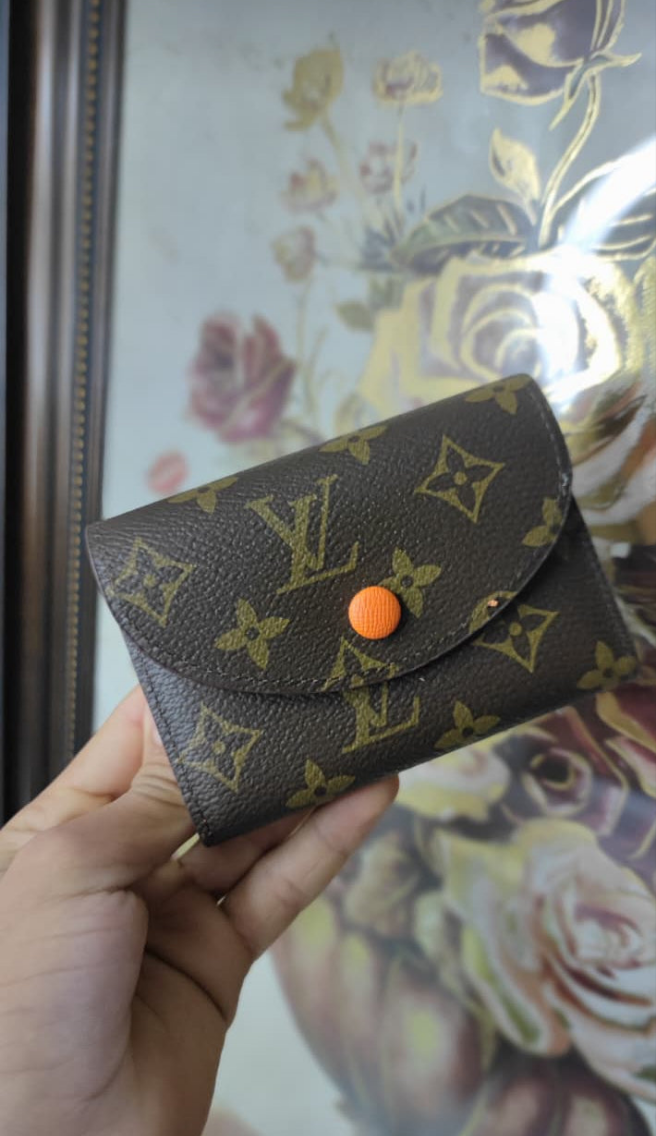 LV Portefeuille Roselle - Marron et orange