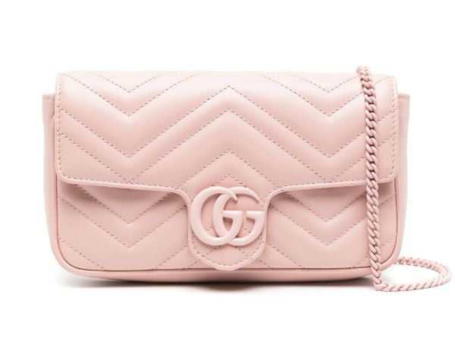 GG Sac bandoulière Marmont Gucci Rose