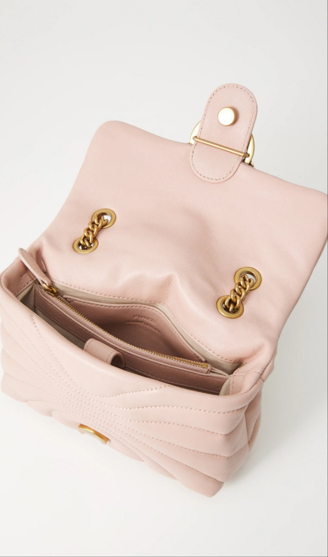 PÏNKÔ 
LOVE PUFF MINI QUILT - Sac bandoulière
