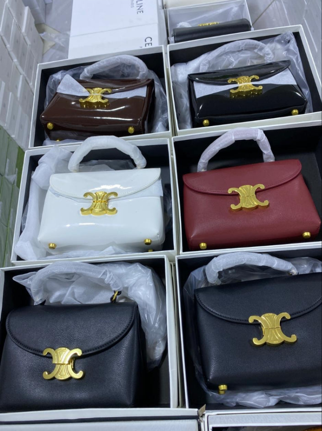 Cêlinë Teen Nino Bag In Patent Calfskin