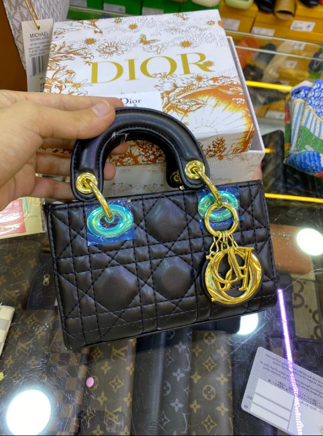 Ladÿ D-Joy Micro Bag
Black Cannage Lambskin