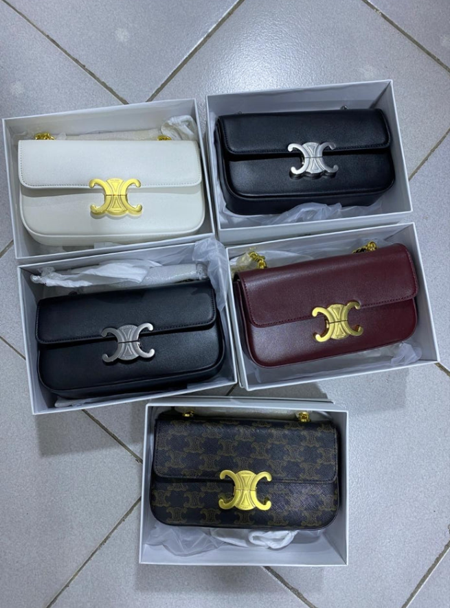 Cêlinë SHOULDER BAG CLAUDE AVEC CHAINE EN veau