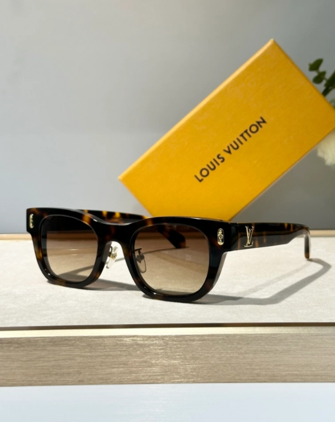 L&V Z2184U New LV Confidence Square Round Sunglasses pour femmes ✨
