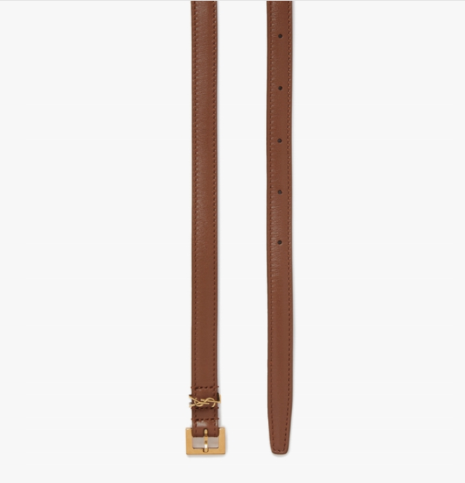 YSL ceinture Cassandre, Marron