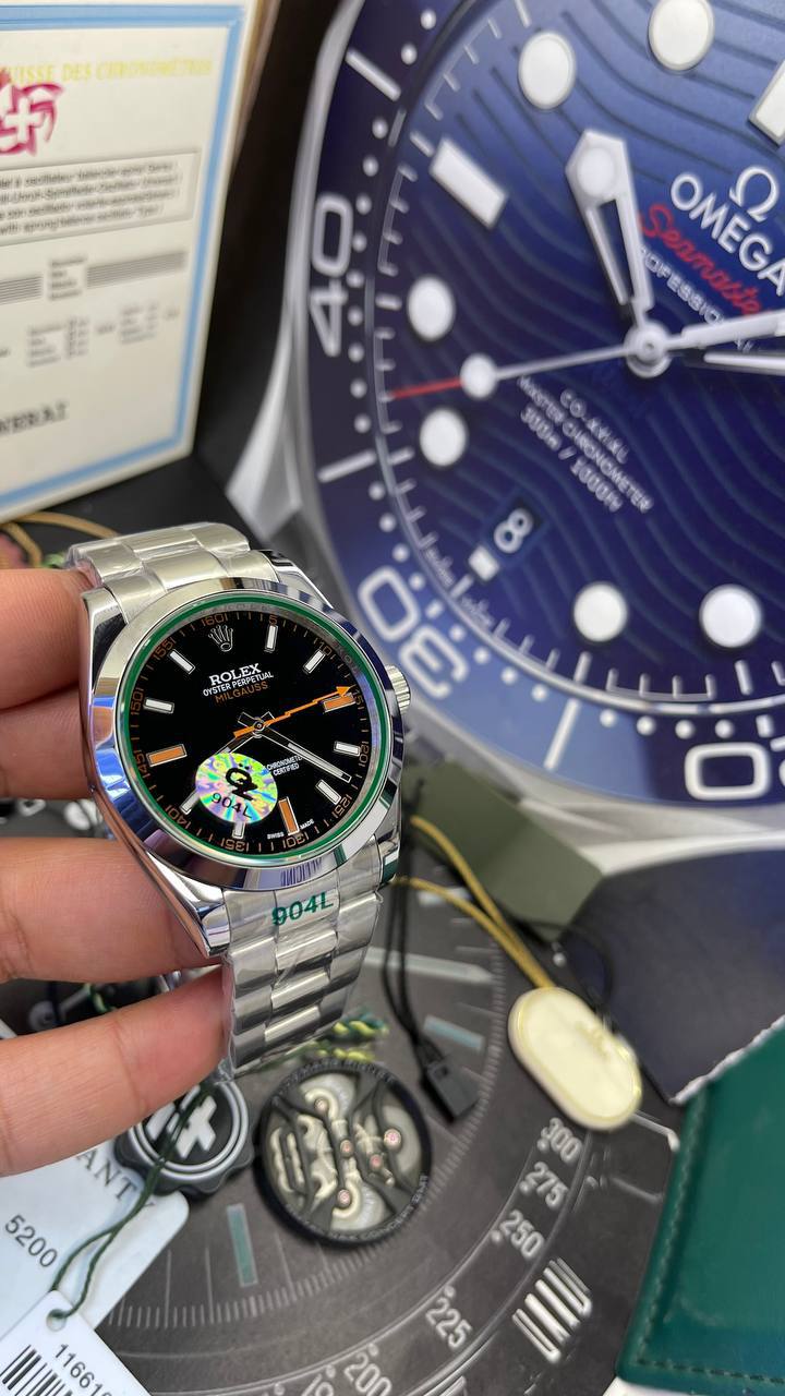 RLX Milgauss 116400GV cadran noir