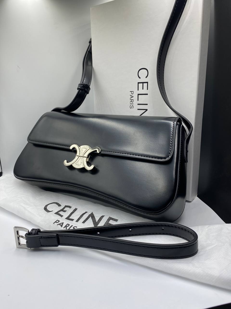 CELINE SAC LOLA MOYEN MODELE veau satiné