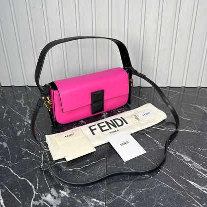 Fen&i Shoulder Luxury Bag with Strap (Pink)