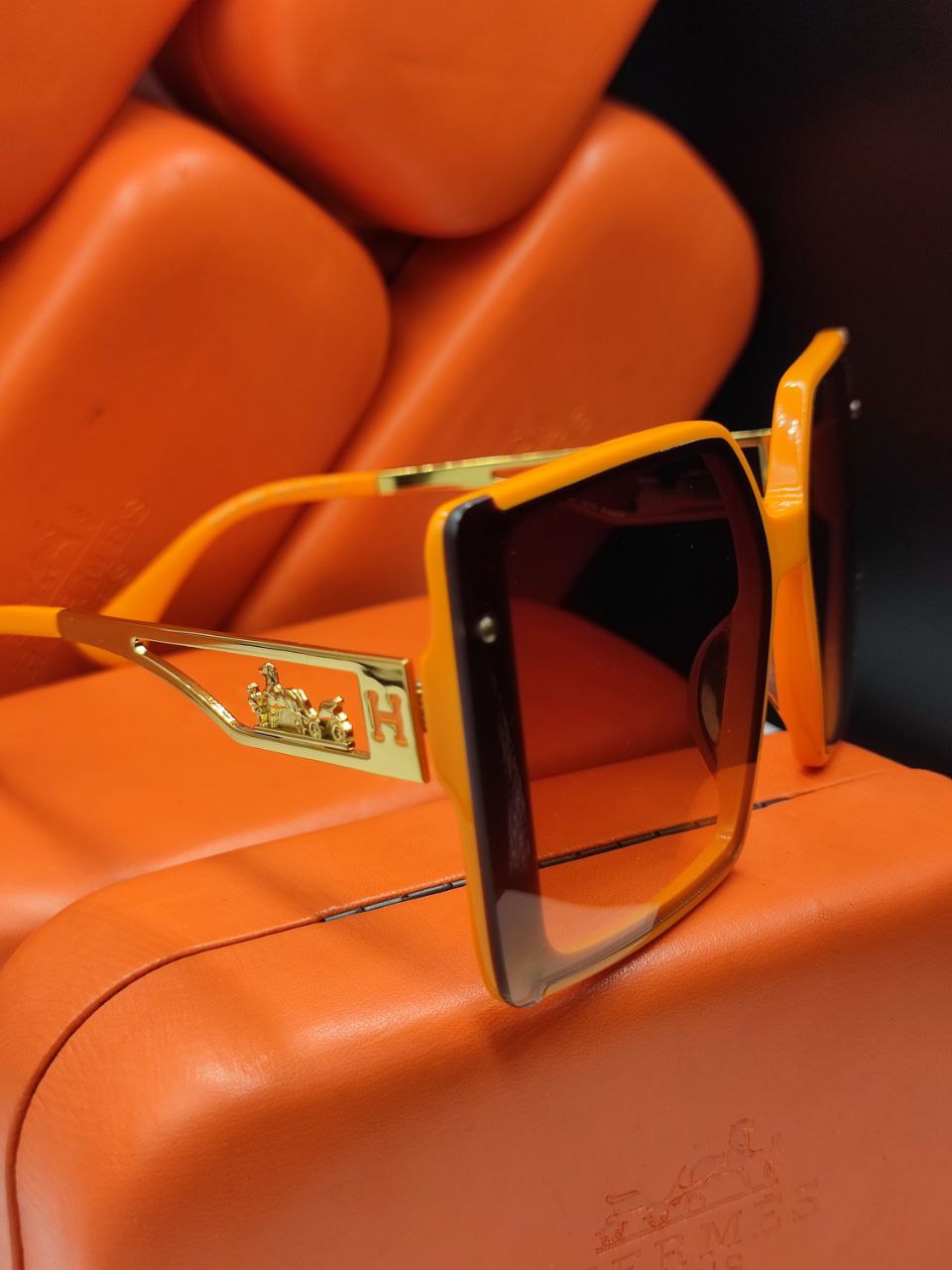 LUNETTE HERMÈS🧡 Orange femme