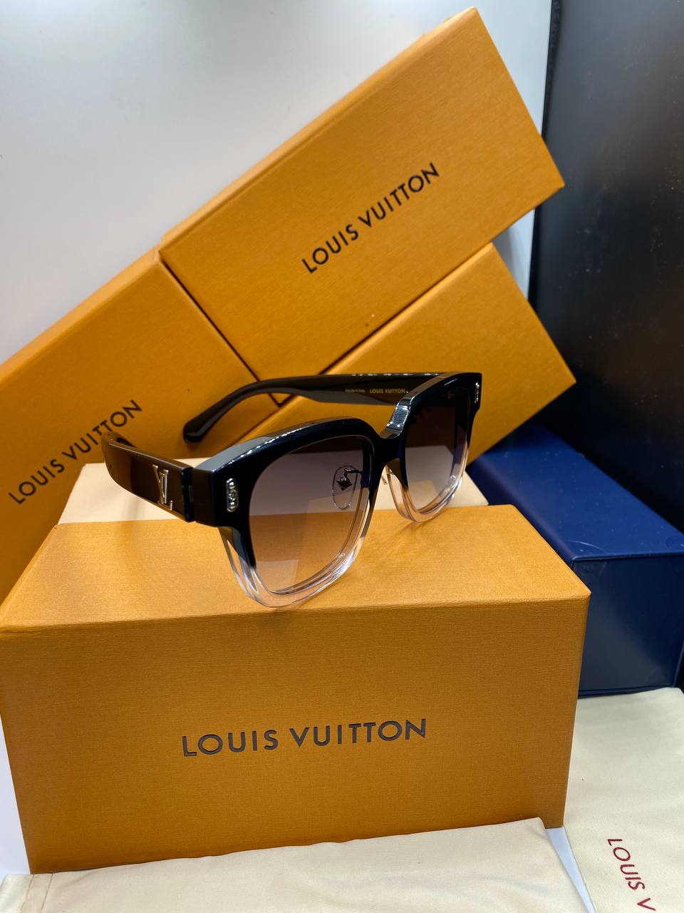 L&V Z2184U New LV Confidence Square Round Sunglasses pour femmes ✨