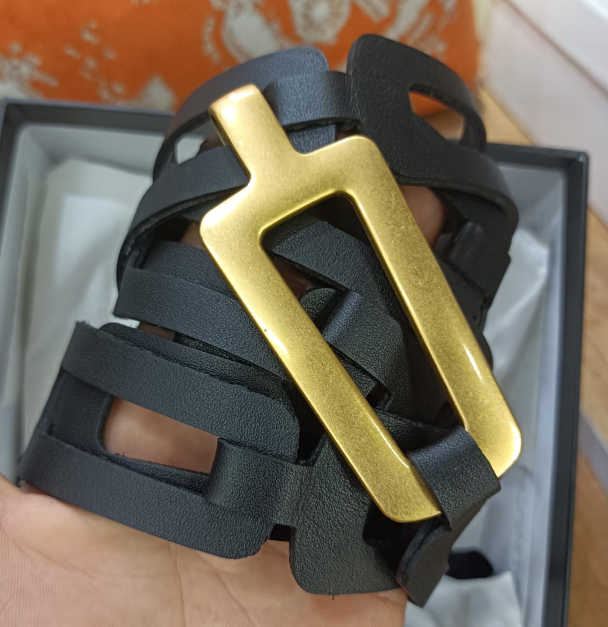 Ceinture Georgina en cuir