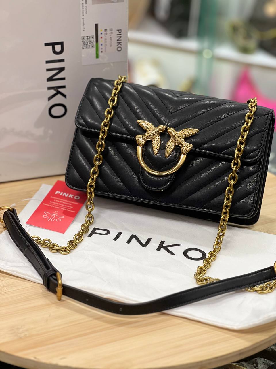 Pïnkô 
Love One Mini Sac porté épaule finement