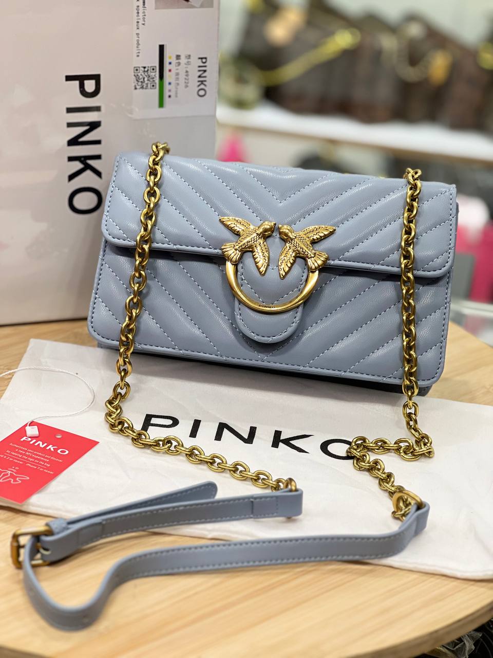 Pïnkô 
Love One Mini Sac porté épaule finement