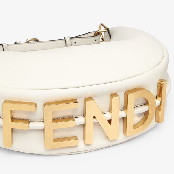 Fêndï graphy Small Sac blanc