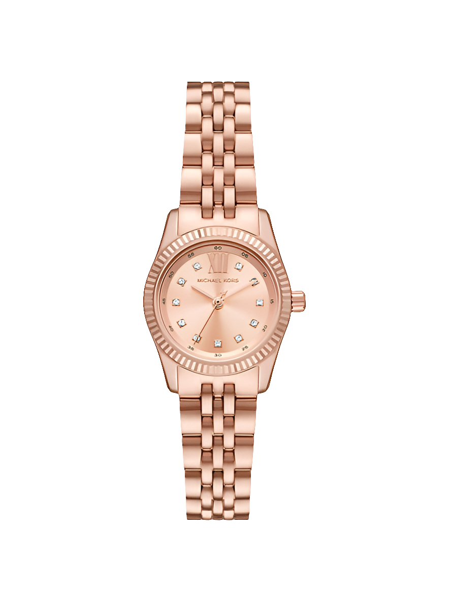 Mich@el Kors
Petite montre Lexington ton or rose avec pierres pavées
