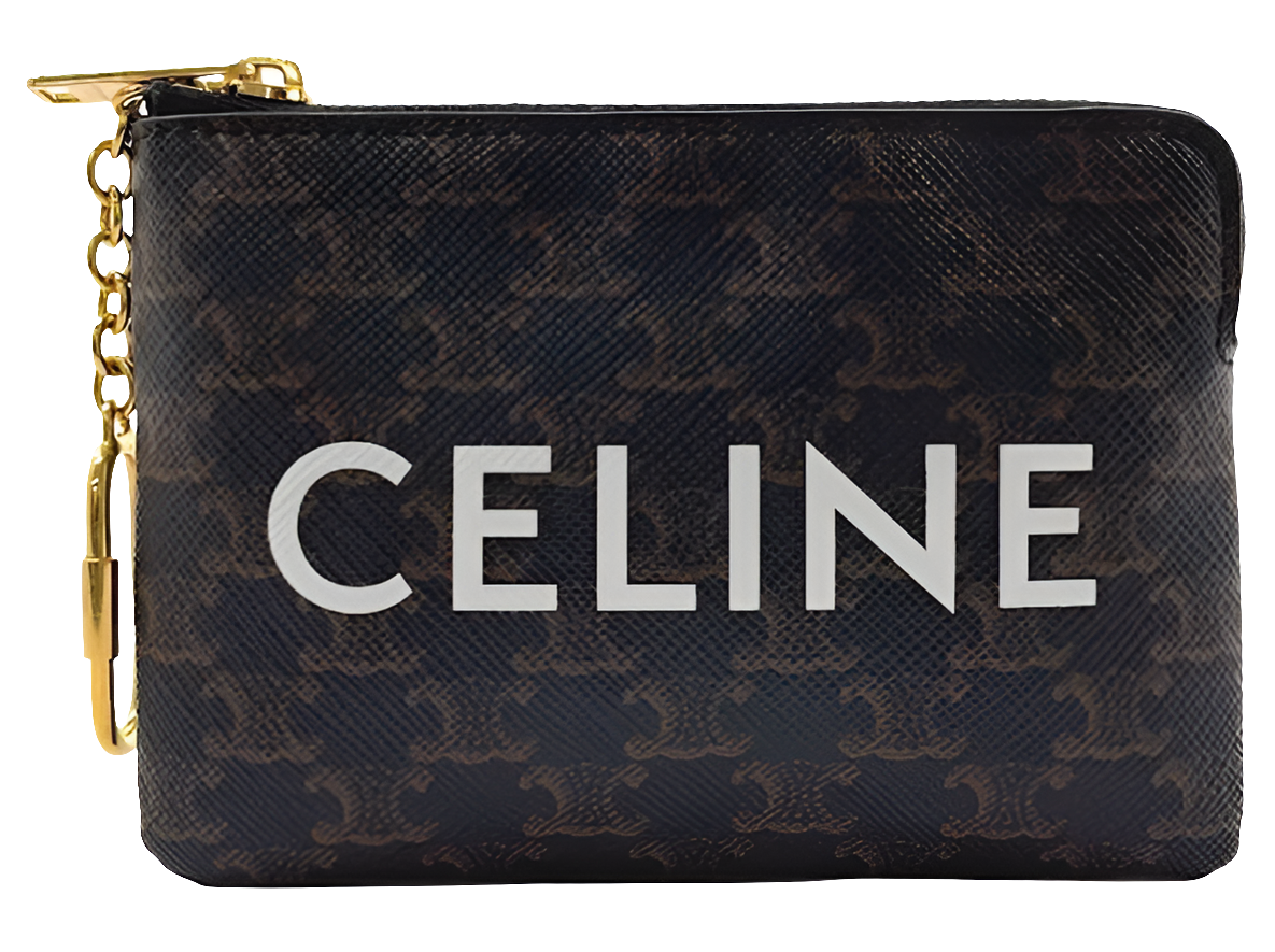 Cêlinë Pochette à pièces et cartes Triomphe Celine Noir