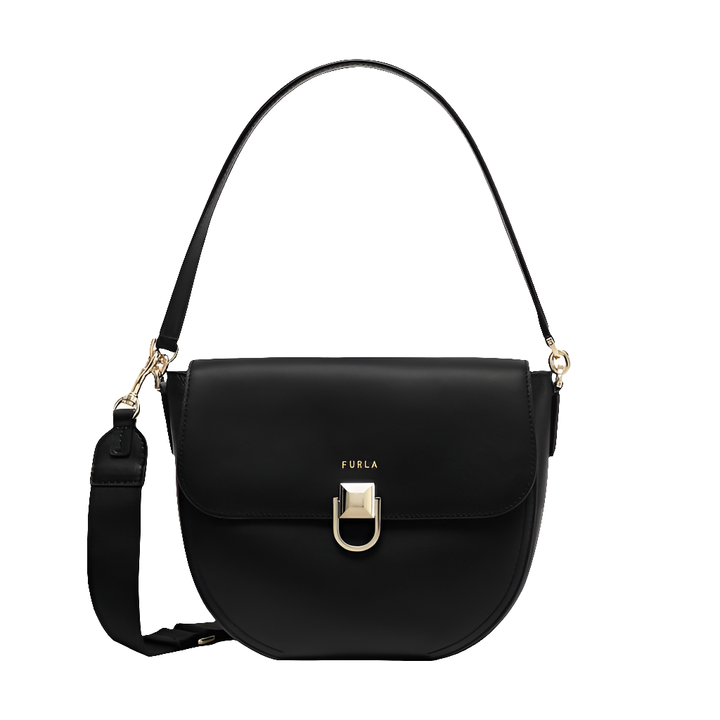 Sac bandoulière Furl@ Miss Mimi Mini pour femme - Noir