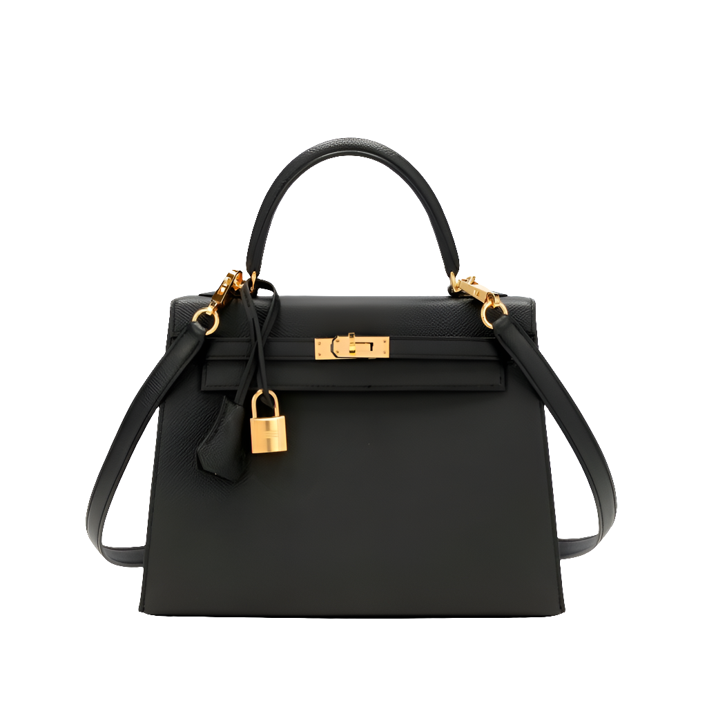 HRMS 
Kelly 28 Epsom Noir