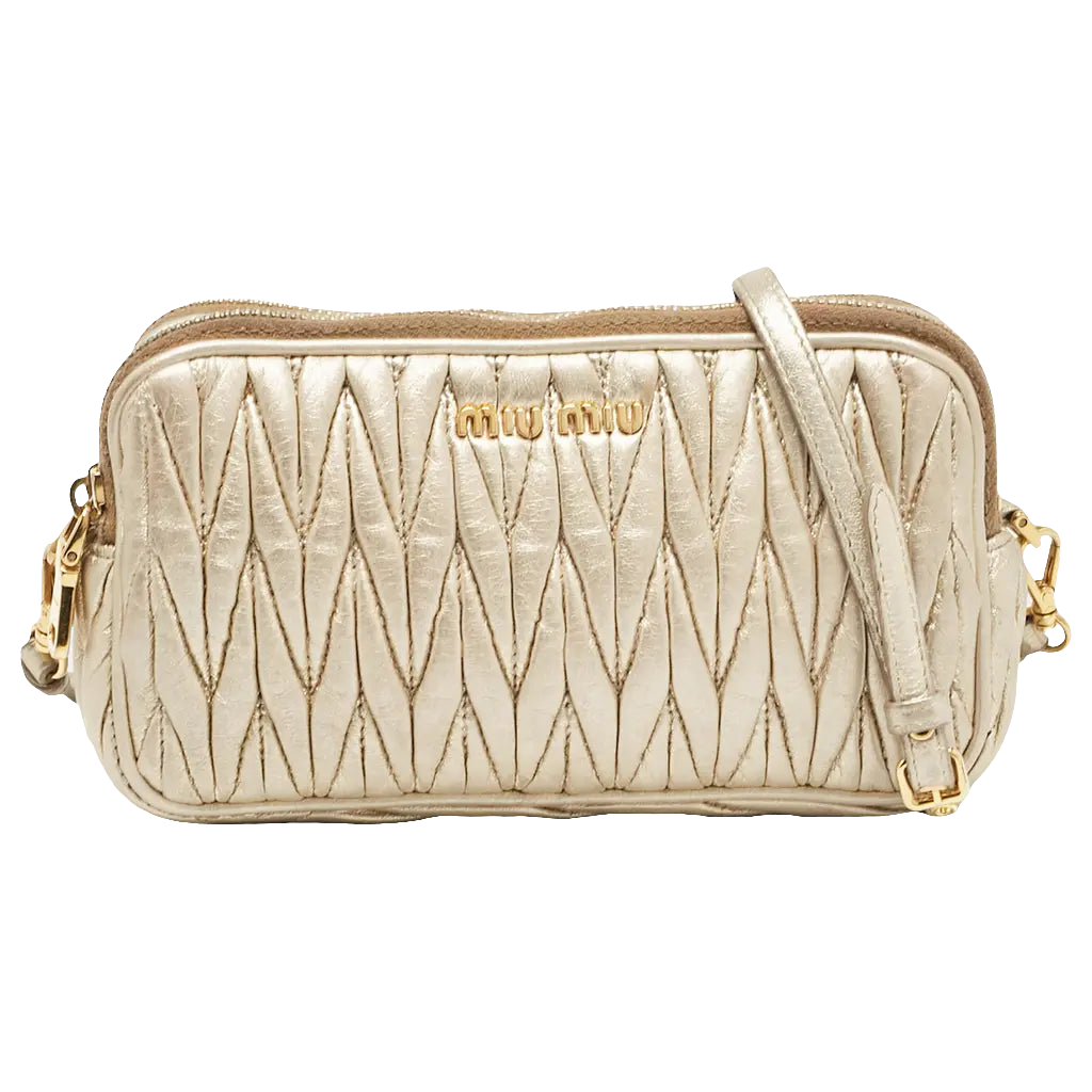 MIÛ MIÜ 
Sac à main, Doré