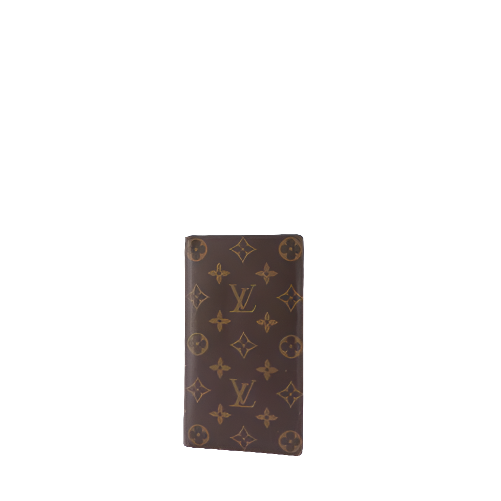 LV Portefeuille LV Toile Enduite Monogramme Marron