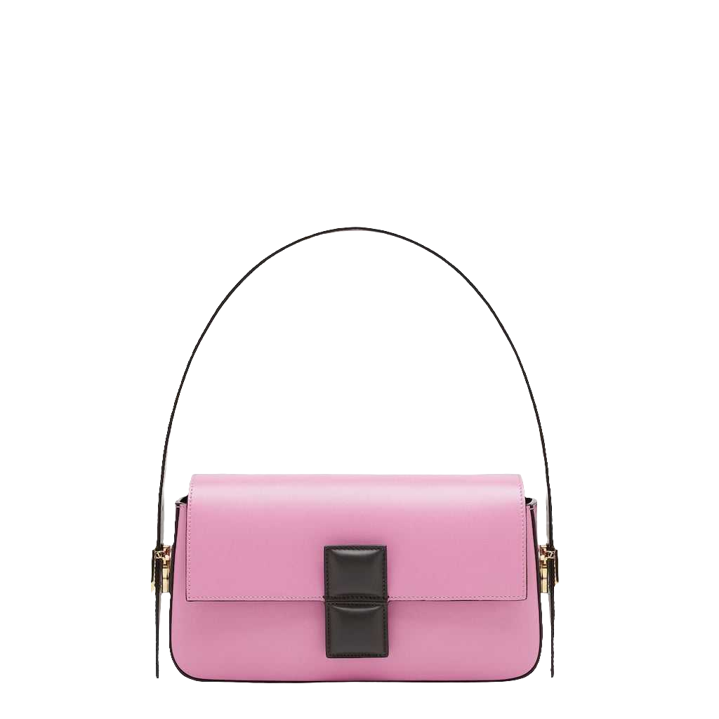 Fen&i Shoulder Luxury Bag with Strap (Pink)