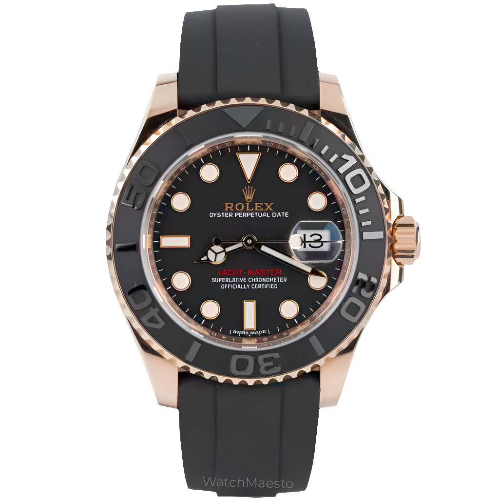 RLX Yacht-Master 40 Rose Gold Oysterflex